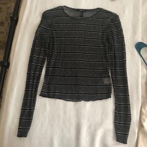 Sparkly long sleeve top